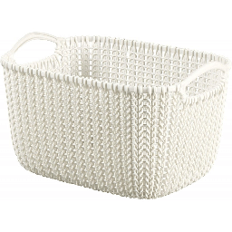 [1918598] Keter Cesto Cesta Rettagolare Bianco Oasis White 38.5X28.5X23.5Cm