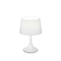 [8021696110530] LONDON TL1 Bianco - Lampada Tavolo D235xH365mm
