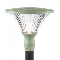 [SOV253/41] Lampada da esterno in alluminio pressofuso con diffusore trasparente salvia