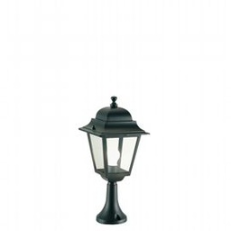 [SOV321/06] Lampada da esterno in alluminio pressofuso con diffusori in vetro trasparente - Altezza max 210mm - Potenza massima 100W nero