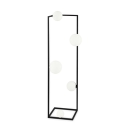 [8021696284309] Lampada da terra ANGOLO PT5 nero - L 300 x H 1180 x P 300 mm