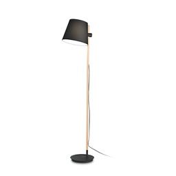 [8021696282084] Lampada da terra AXEL nera - L300xH1680xP300mm