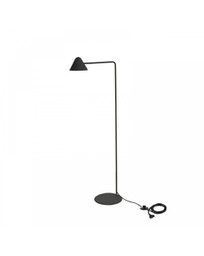 [LA/137] Lampada da terra LED Antares in metallo nero STS