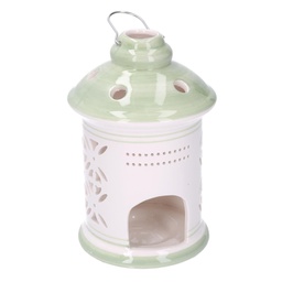 [V5862800000] Lanterna ceramica verde tondo cmø11