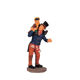 [19624237] Lemax Bob Cratchit And Tiny Tim - Bob Cratchit E Tiny Tim Gioco invernale decorazione per villaggio Natale