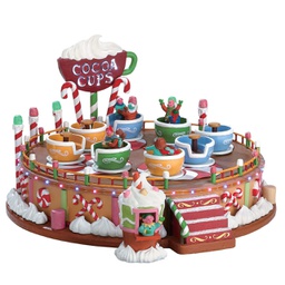 [2013223] Lemax Cocoa Cups Set Of 2 - Set di 2 tazze di cacao per villaggio di Natale