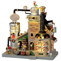 [2006077] Lemax The Christmas Chocolatier Truffle - Il Tartufaro Del Cioccolato Di Natale Gioco invernale decorazione per villaggio Natale