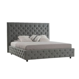 [FZ94906] Letto matrimoniale contenitore Sondrio grigio decape