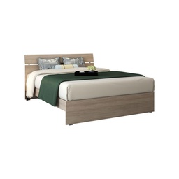 [A10501] Letto matrimoniale in legno per camera colore olmo cm 200x171xH 98