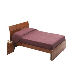[A10503] Letto una piazza e mezza per camera noce antico cm 200x131xH 98