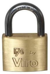 [2010904] Lucchetto di sicurezza rettangolare con arco corto/lungo Viro (50 mm)