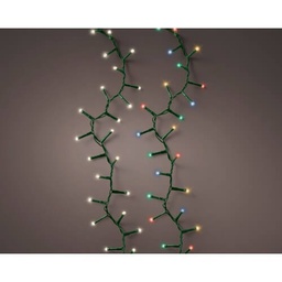 [19974601] Luci natalizie Kaemingk 1000 LED bianco caldo e multicolori, effetto twinkle