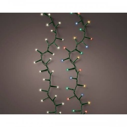 [19974600] Luci natalizie Kaemingk 11 m - Multicolor e Bianco Caldo - Effetto Scintillio