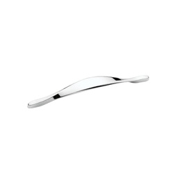 [FZ93856] Maniglia cromata per mobile Lemos y1513160, Finitura cromata, Interasse 160 mm