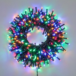 [20100257] MiniCluster ø6cm NTL 2000 LED MULTICOLOR 4+40,5m in Bobina Luci di Natale