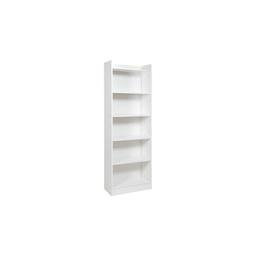 [A10318] Mobile Libreria Bianco Frassinato 6 ripiani H180x64x29 cm (ALESSIA)