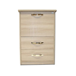 [A10167] Mobile asse stiro Olmo in legno nobilitato con 3 cassetti cm 44x57xH.89
