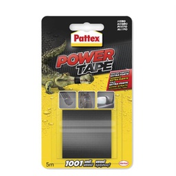 [037305] Nastro resistente Power Tape Pattex, nero, 50 mm x 5 m