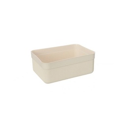 [20040736] Organizer In Plastica Bianco Crema Serie Colorado