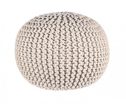 [B0720176] POUF INTRECCIO SABBIA