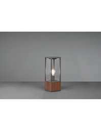 [TRIO501860130] Paletto Da Esterno Garonne IP44 1xE27 Legno H40 cm Trio Lighting