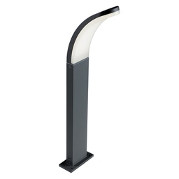 [DFL8087730] Paletto Lanterna Led 'Virgola' 12 W Cm. 13 X 8 X H.62,5 - Grigio