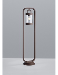 [TRIO404160124] Palo Da Esterno Sambesi Ruggine H100 cm Sensore Crepuscolare IP44 Trio Lighting