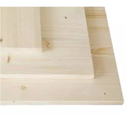 [TG320040] Pannello tavola in legno di abete lamellare - Spessore 28 mm (200x40 cm)