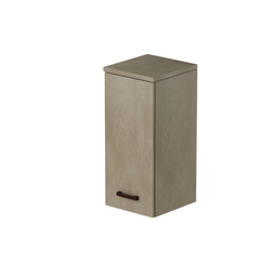 [AZ25161] Pensile per lavanderia 1 anta con ripiano colore Argilla H77x36x38cm