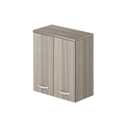 [AZ25239] Pensile per lavanderia 2 ante con ripiano colore Olmo H77x71x38cm