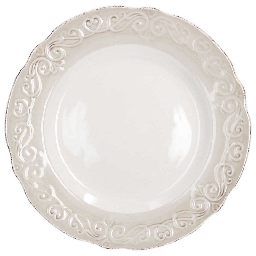 [2004633] Piatto dessert Linea Cozy bianco 23 cm Stoneware beige