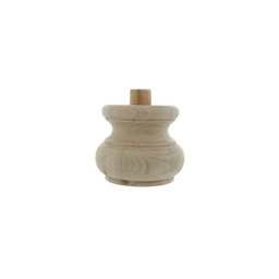 [002216] Piede Legno Grezzo Mm.95X75 Bricolage Fai Da Te