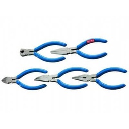 [018069] Pinze per elettronica in kit da 5 pezzi - mm.120 in acciaio - Fer 71833