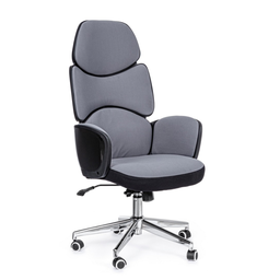 [B0710652] Poltrona Armstrong imbottita da ufficio grigio-nero