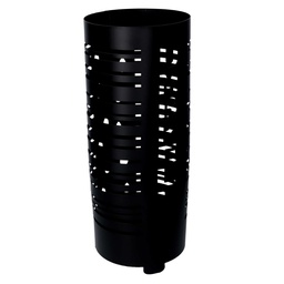 [V3505300000] Portaombrelli metallo scritta Umbrella nero tondo cm ø19h49