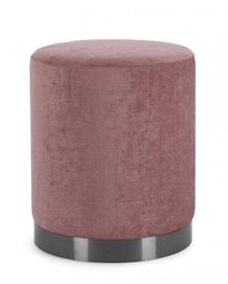 [B0748293] Pouf Ernestine Dark Rose