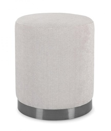 [B0748291] Pouf Ernestine Grigio Chiaro