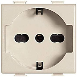 [024504] Presa Bticino Magic 2P+T 10/16A 250V di alta qualità per la tua sicurezza e comfort.