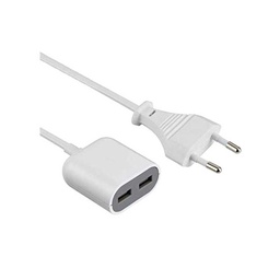 [1926322] Prolunga Electraline con caricabatterie a 2 porte USB