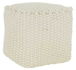 [V9155800000] Puff squadrato corda qi-0014 cm. 40 x 40 h 40