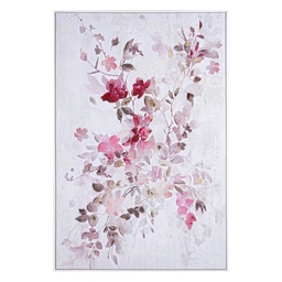 [B0240842] Quadro dipinto ad olio con cornice natura 122.5x4.5x82.5h