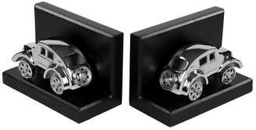 [V9134980000] Reggilibri coppia c/automobile ki-0131 cm. 20 x 10 h 13