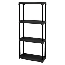 [DFL805036] Scaffale In Plastica Cm 60 X 30 X H 133 - 4 Ripiani