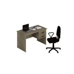 [AZ26304] Scrivania da camera con due cassetti colore Argilla H75x119x64cm