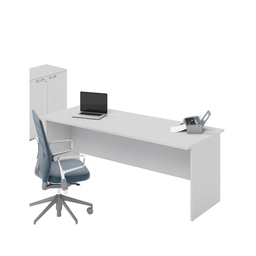 [AZ26502] Scrivania da ufficio  colore Bianco H74x200x80cm