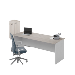 [AZ26519] Scrivania da ufficio  colore Olmo H74x200x80cm