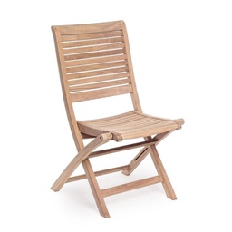[B0804380] Sedia pieghevole in legno stile classico