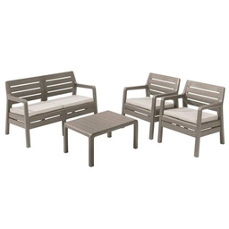 [1945367] Set da giardino Delano 4 pz Cappuccino