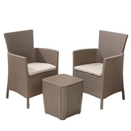 [1945360] Set poltrone con tavolo Iowa colore cappuccino Keter