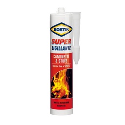 [024768] Sigillante refrattario Bostik per caminetti e stufe - 530 gr mastice d2025